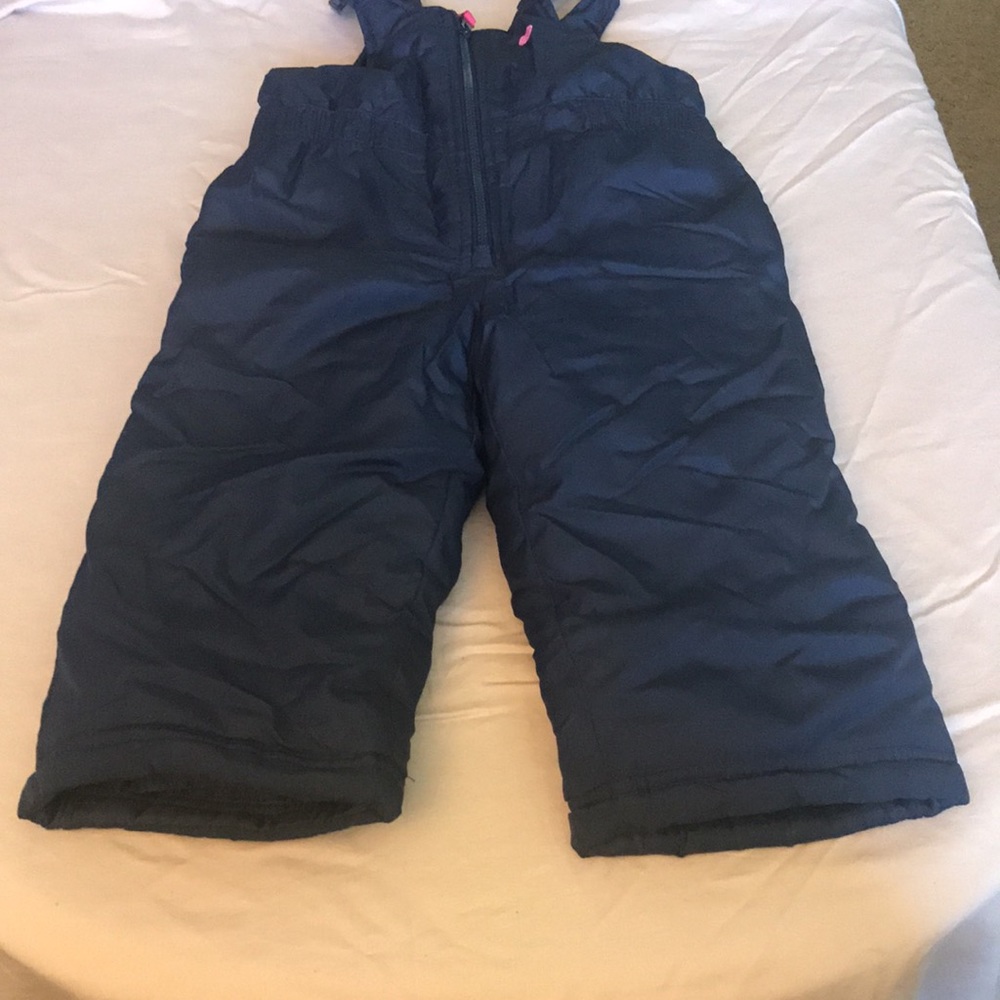 Navy Kids Snow Bib - Picture 2 of 6